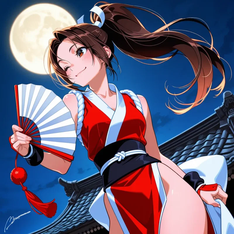 格闘ゲーム少女・不知火舞