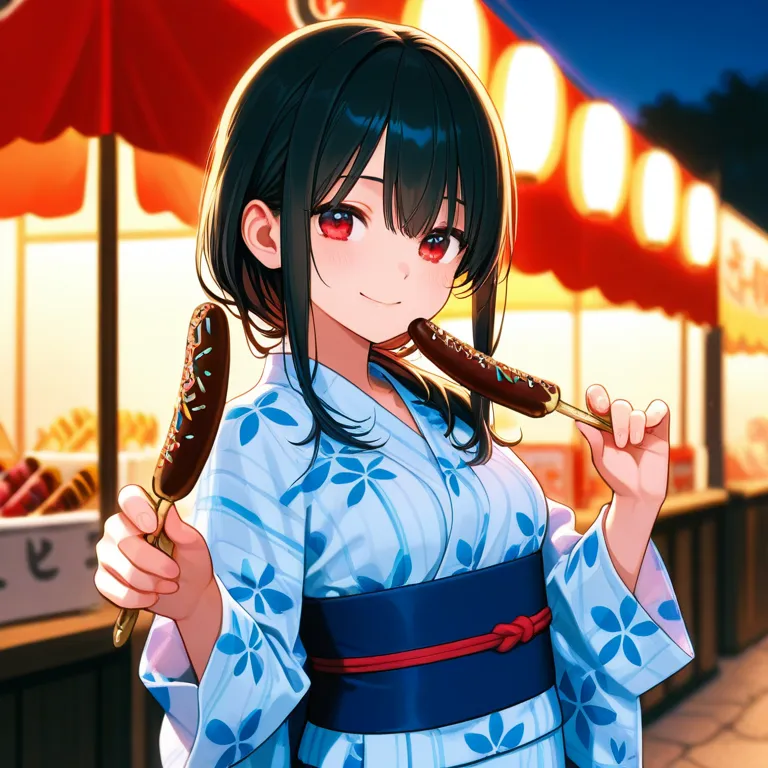 浴衣姿の女の子1