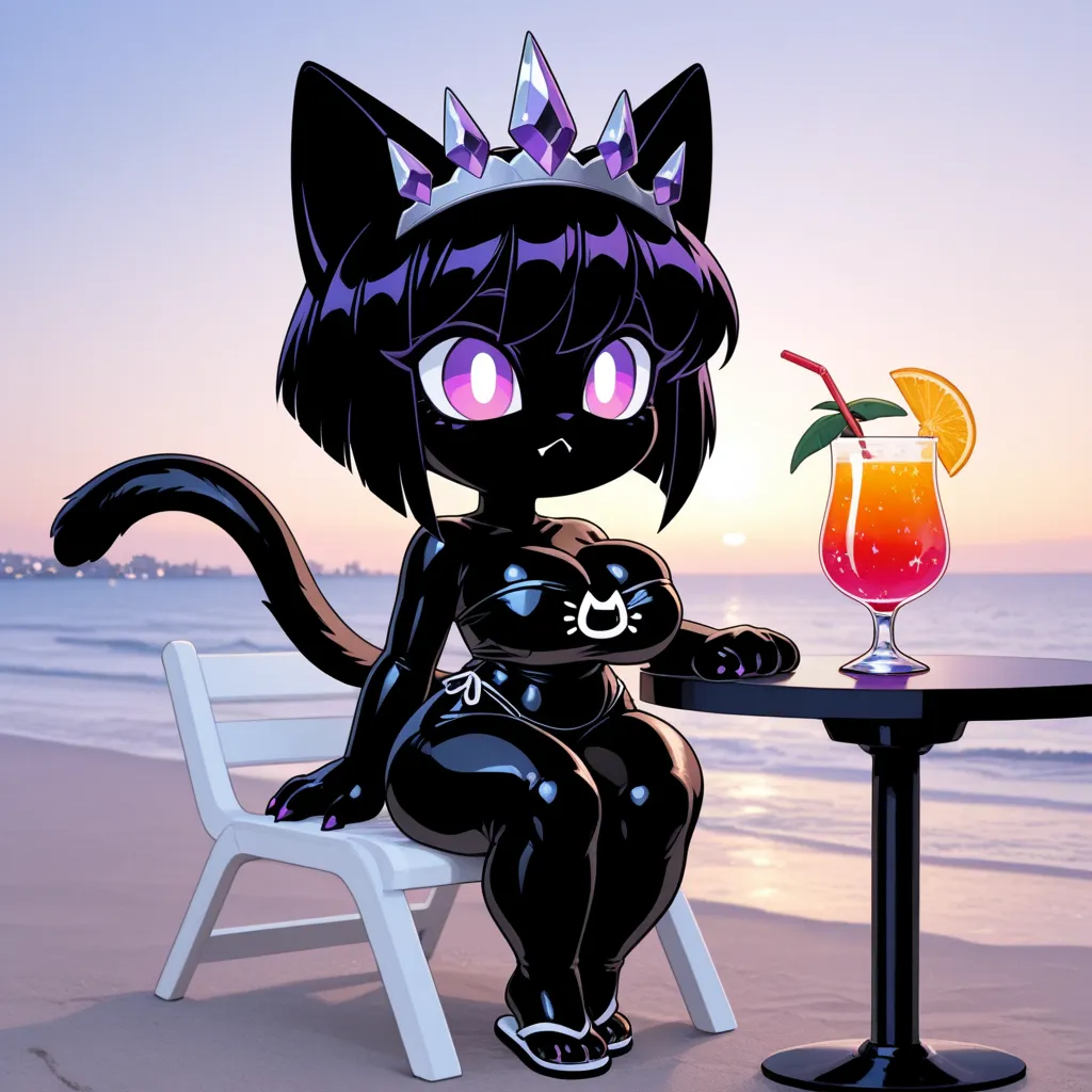 黒猫王女(地中海風)