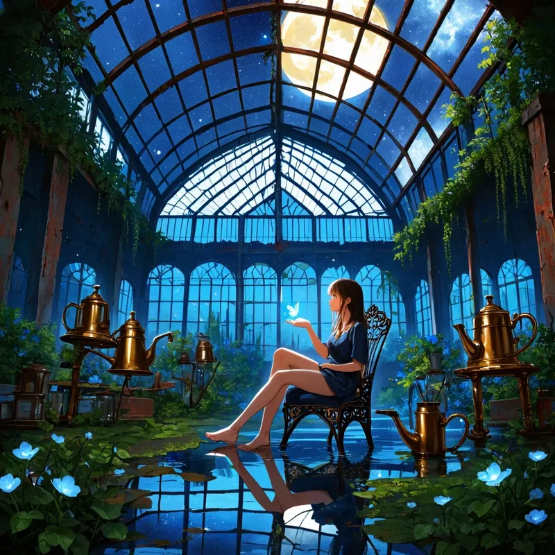 終末の植物園の少女