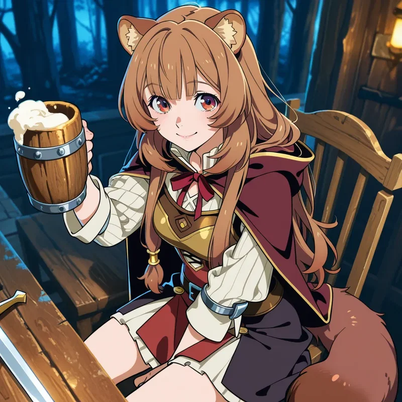 ビールとラフタリアちゃん