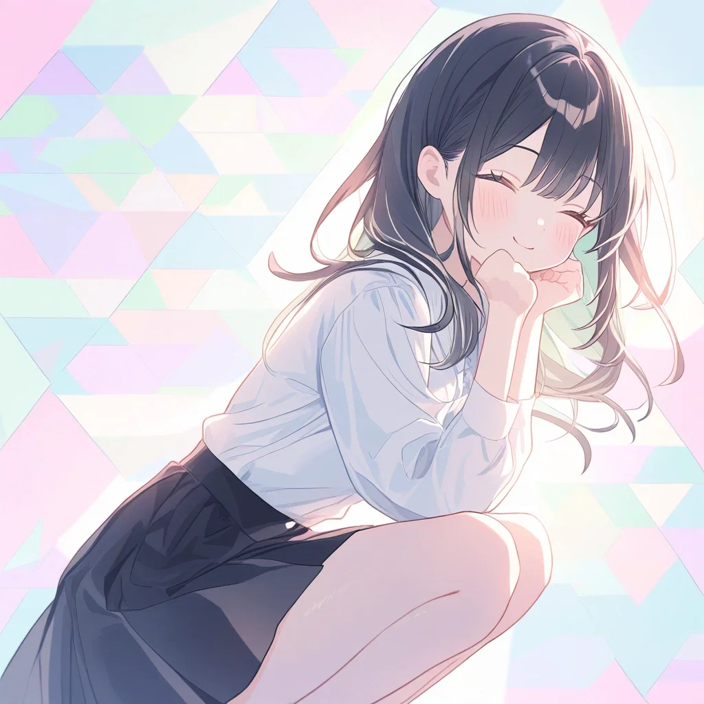 唐突な笑顔