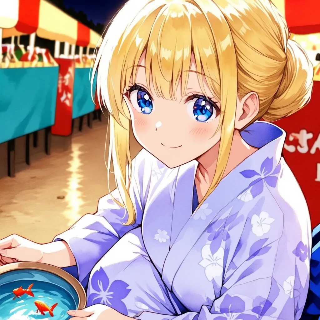 金魚すくい
