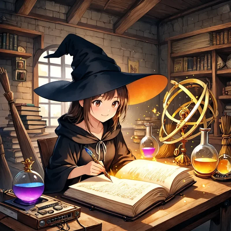 魔女のお勉強