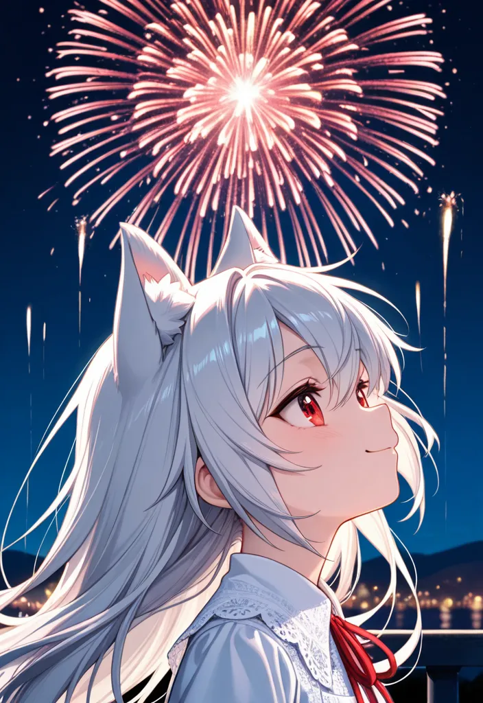 見上げてみる花火