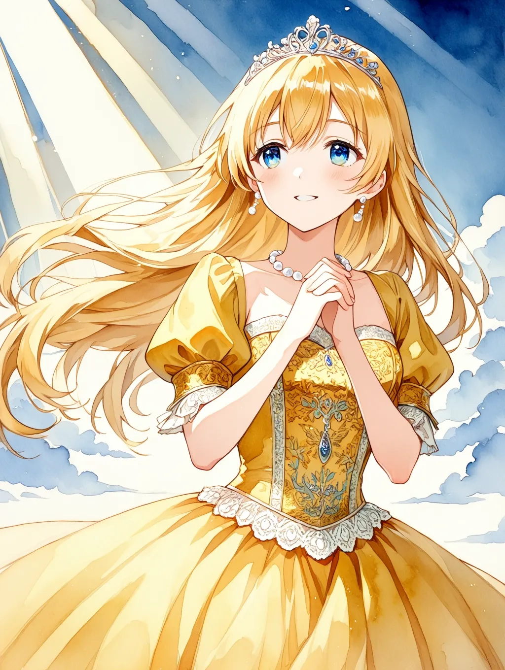 天に祈る