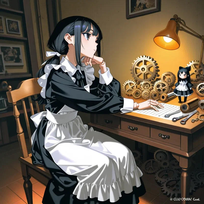 球体関節人形を作っている人形師が作った自分そっくりのアシスタント用自動人形2