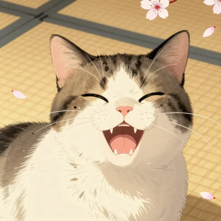 (自動)猫なで声の猫