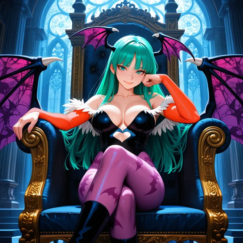格闘ゲーム少女・モリガン