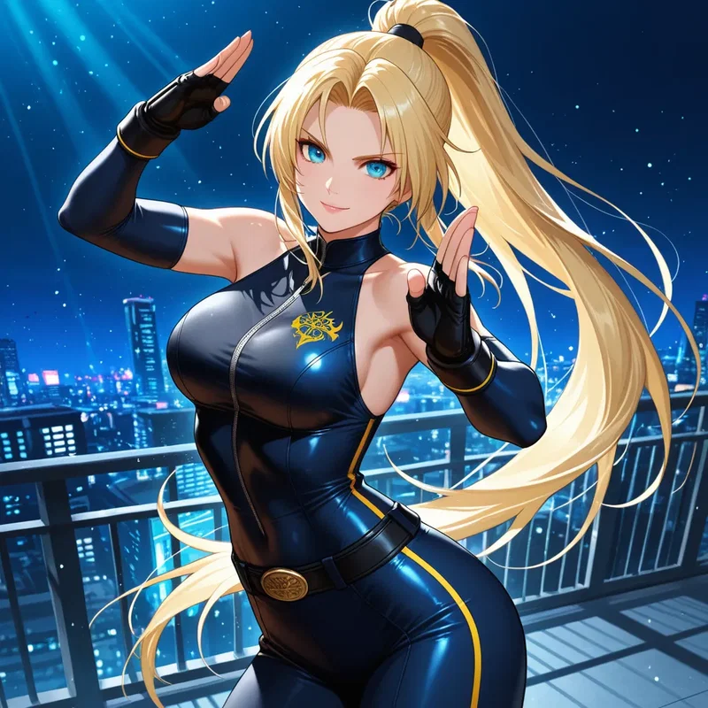 格闘ゲーム少女・サラ・ブライアント