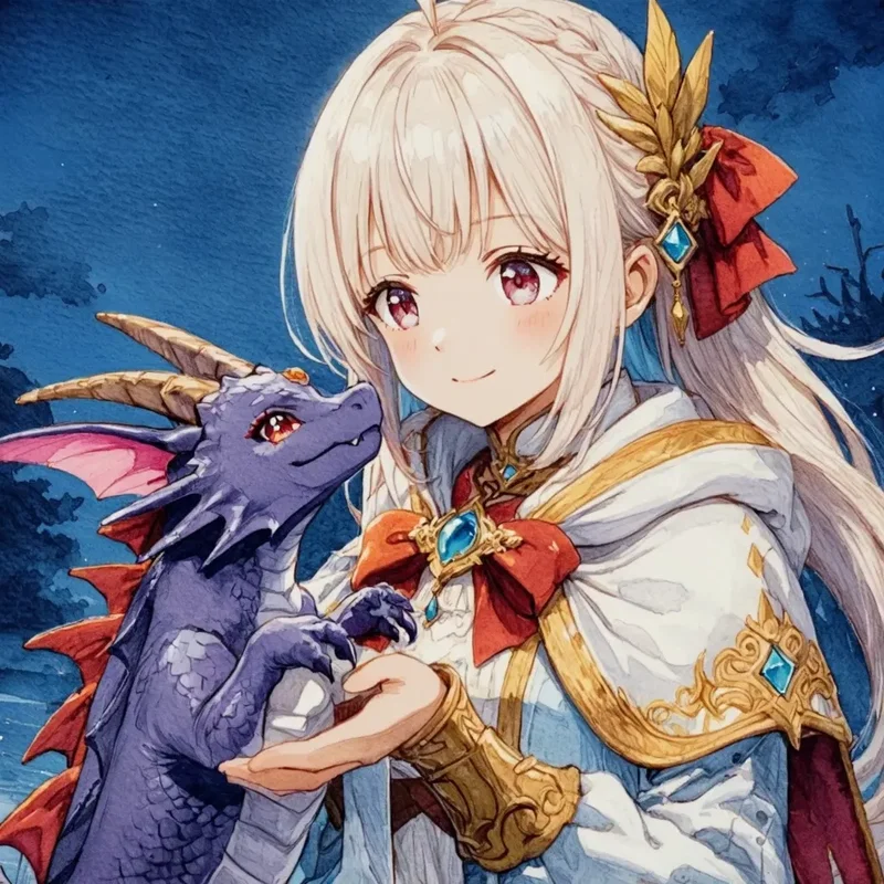 ドラゴンとお姫様