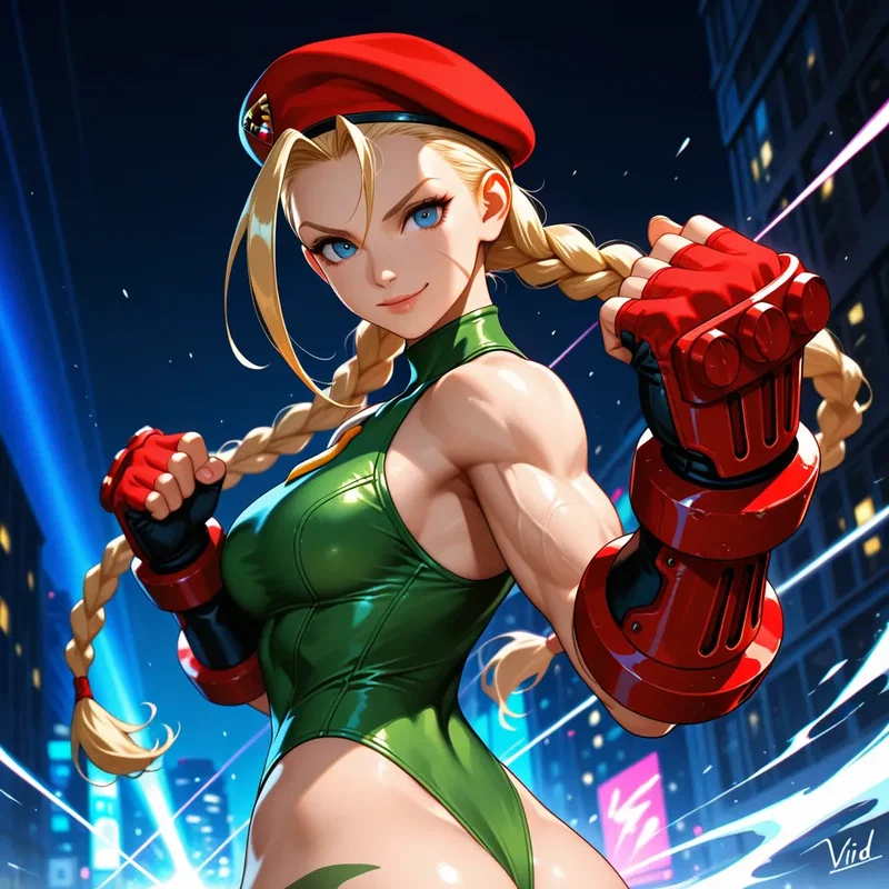 格闘ゲーム少女・キャミィ・ホワイト