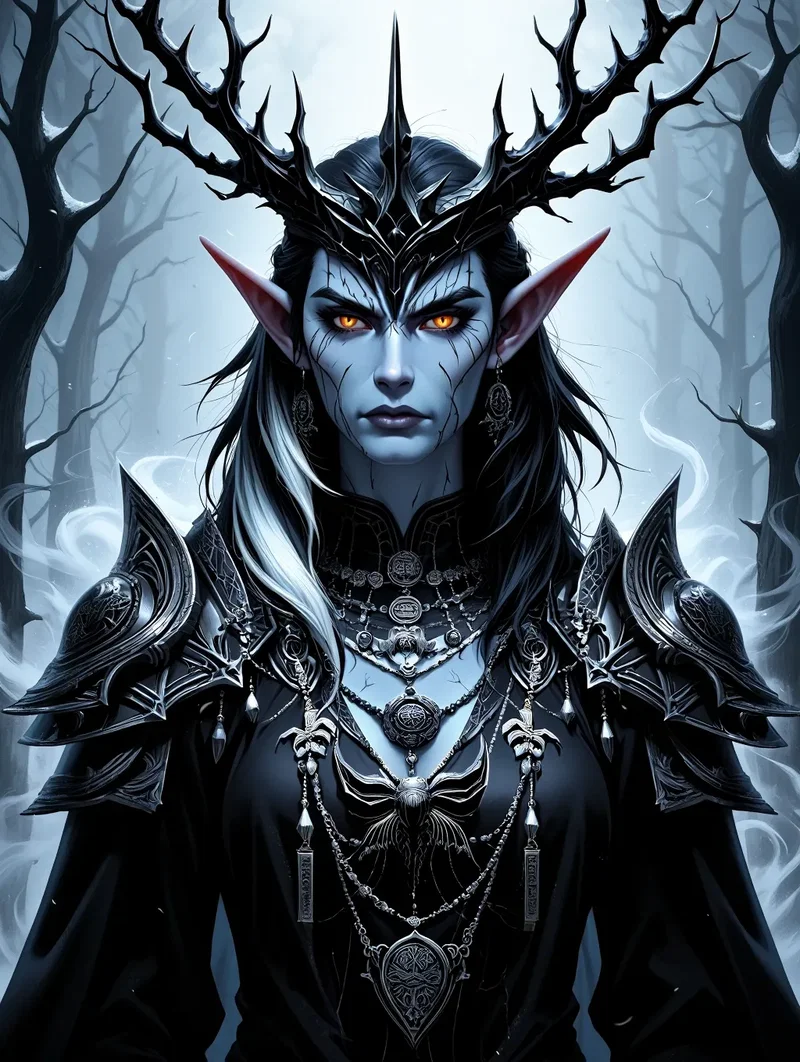 Magicienne Elfe Noire