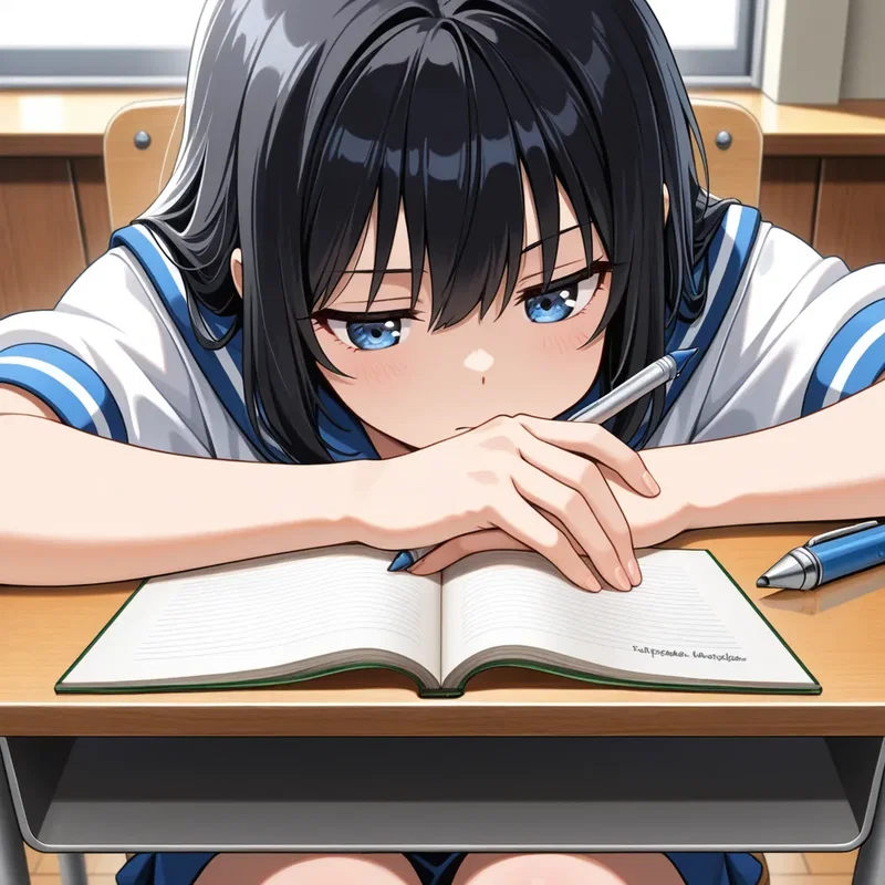 学業のために引退したのにバスケのことが忘れられない元バスケ部キャプテンの女の子