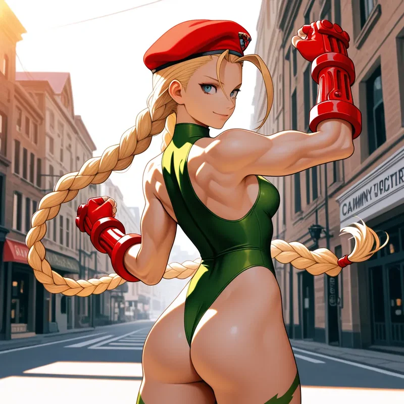 格闘ゲーム少女・キャミィ・ホワイト