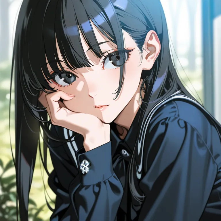 もの思う少女