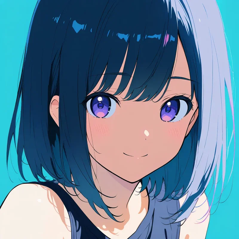 ボブカット少女