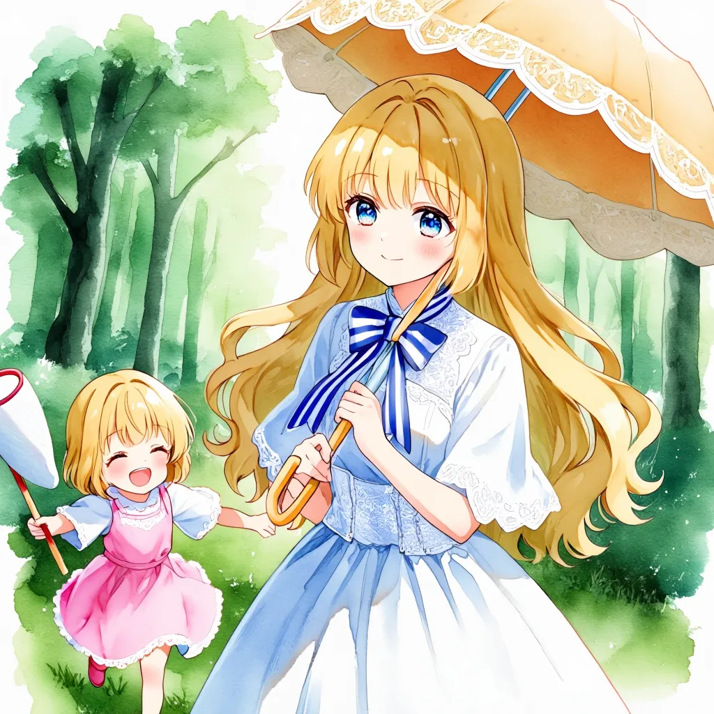 一緒に森にお出かけ