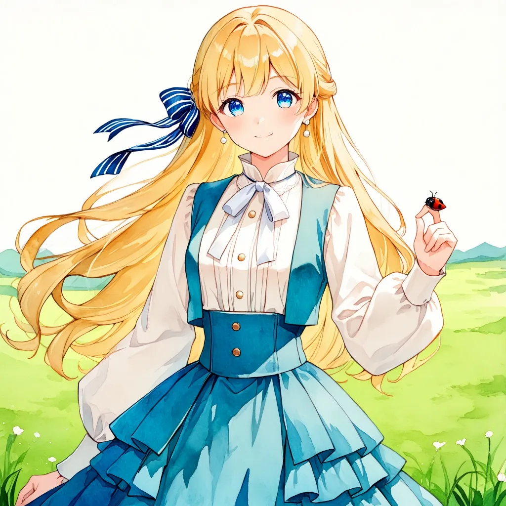 てんとう虫と一緒に