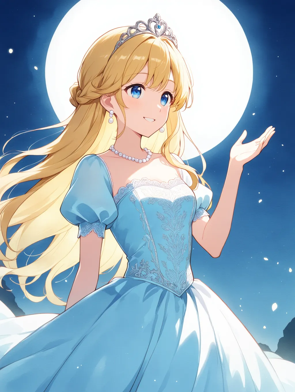 月明かりとお姫様