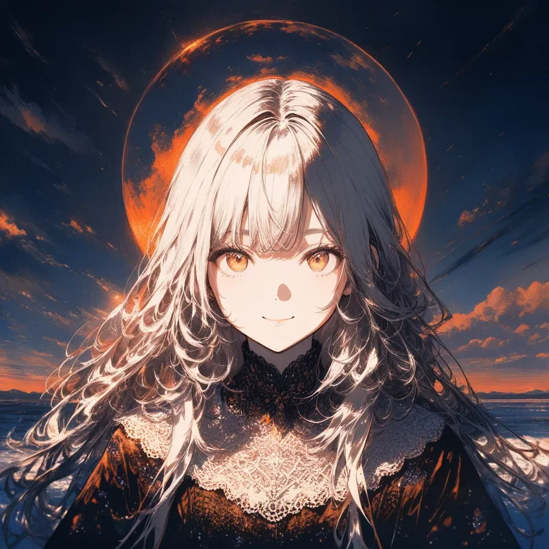 赤い月の少女