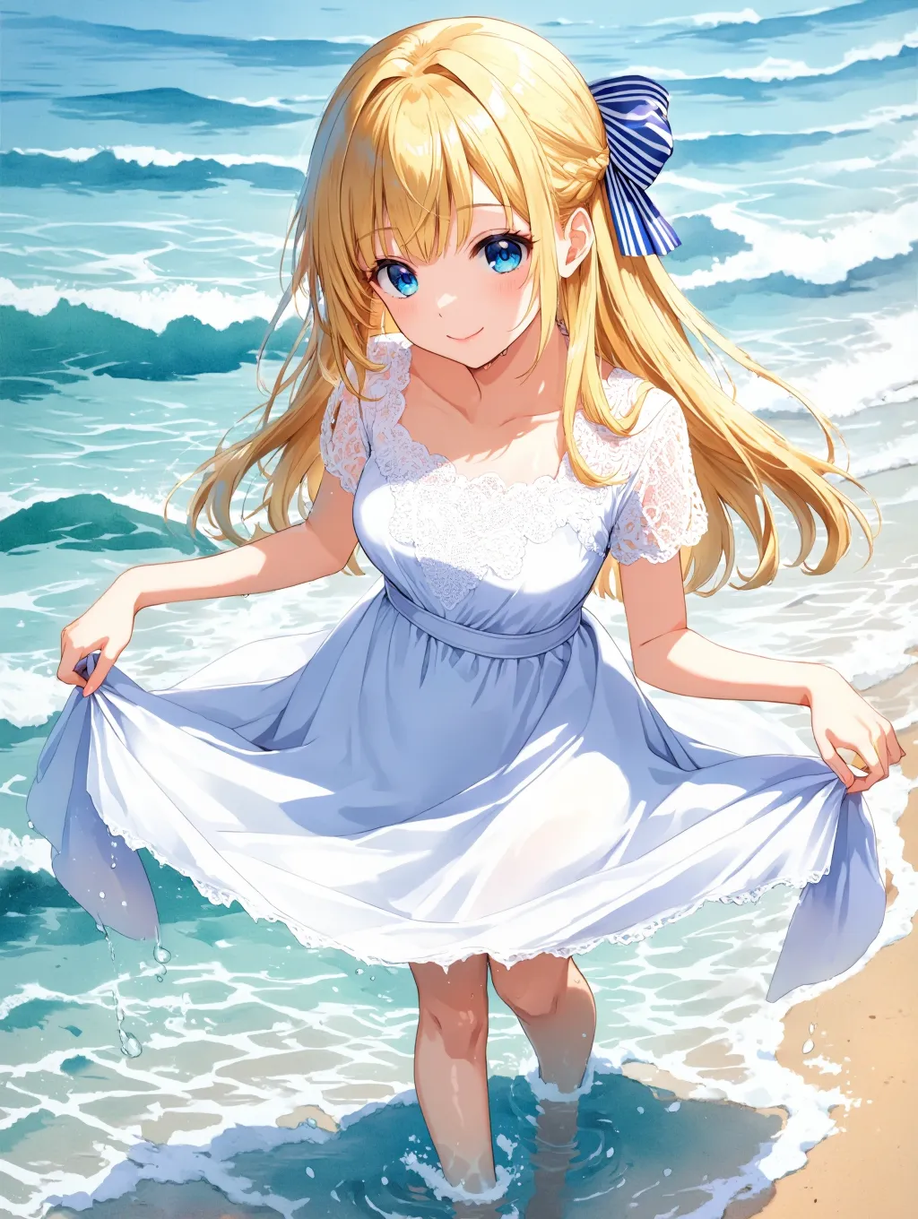 水遊び