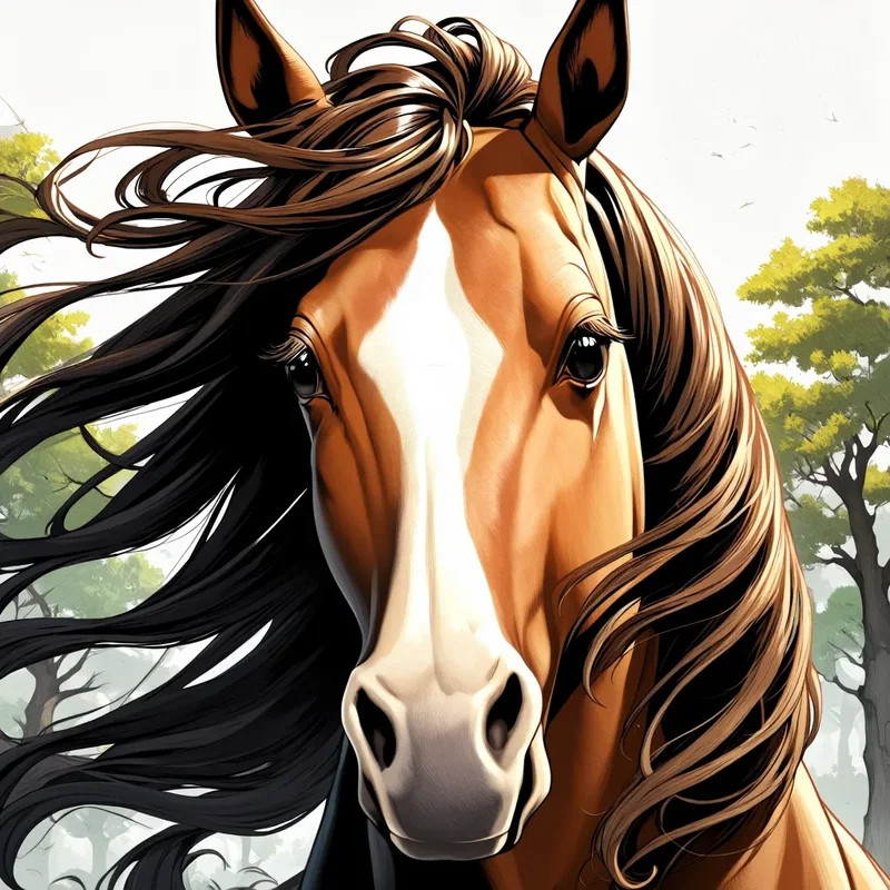 Gros Plan de Cheval
