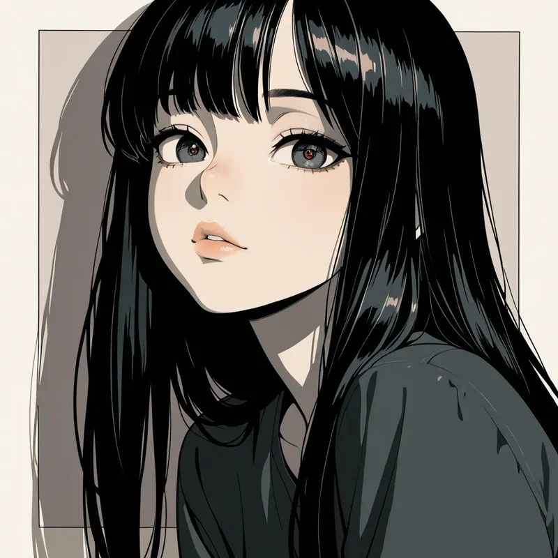 髪の長い女の子