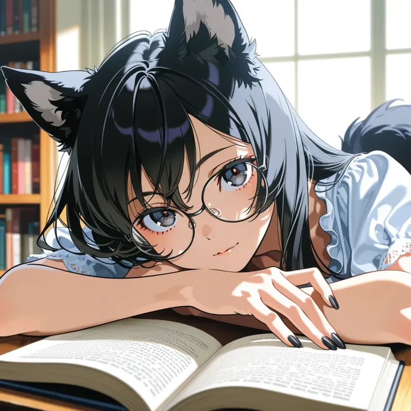 獣人は筋肉馬鹿ばかりと思われたくないのでインテリ女子を目指そうとする眼鏡の獣人女子