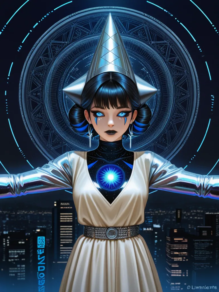 Jeune Femme Futuriste