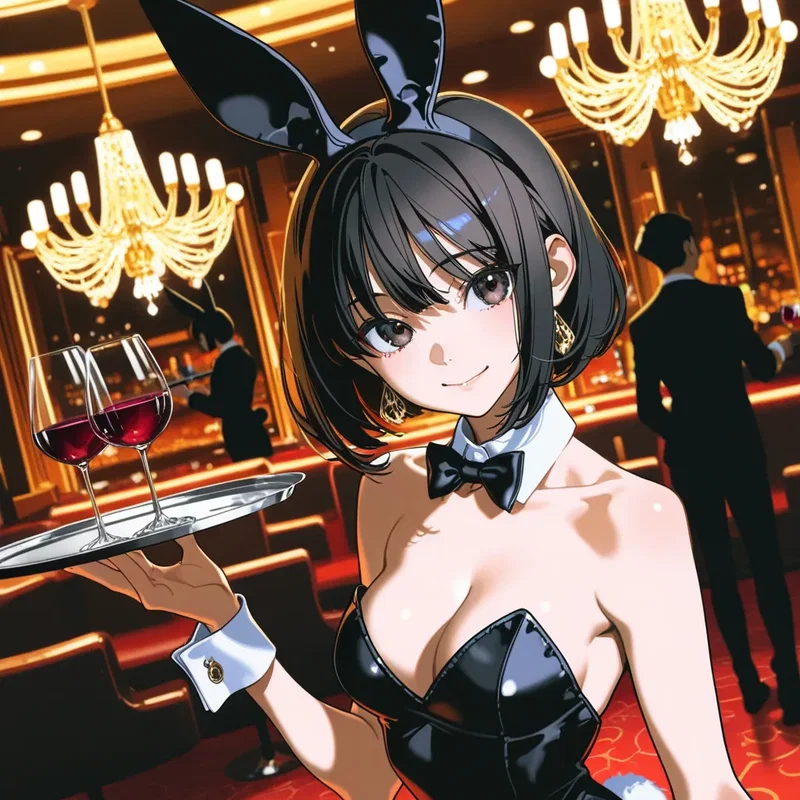 カジノで働くバニーガールの女の子2