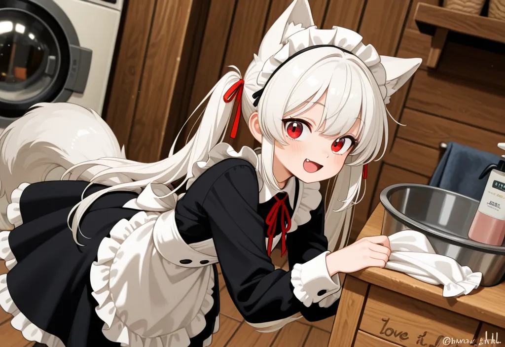 お掃除もお洗濯も得意だよ