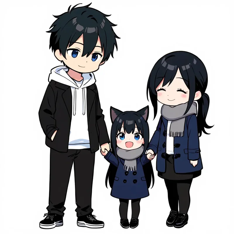 冬の黒月家