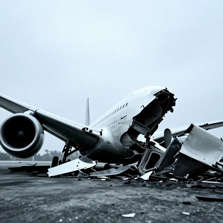 飛行機墜落
