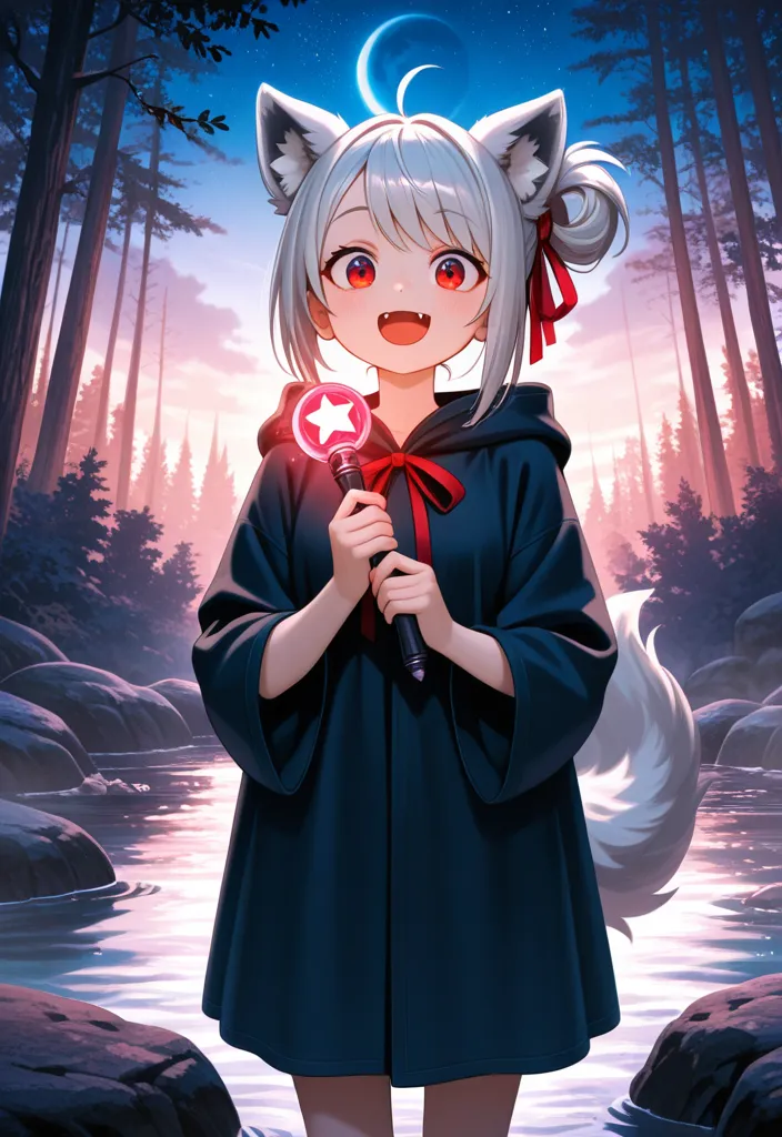 オオカミ娘の魔法使い