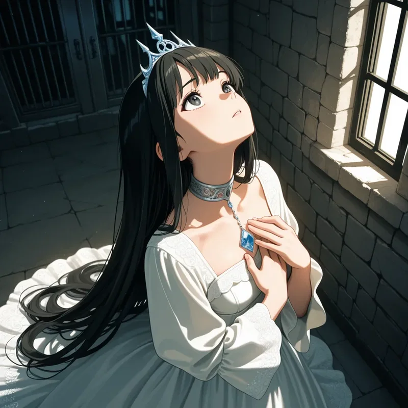 黒髪の捕らわれの王女