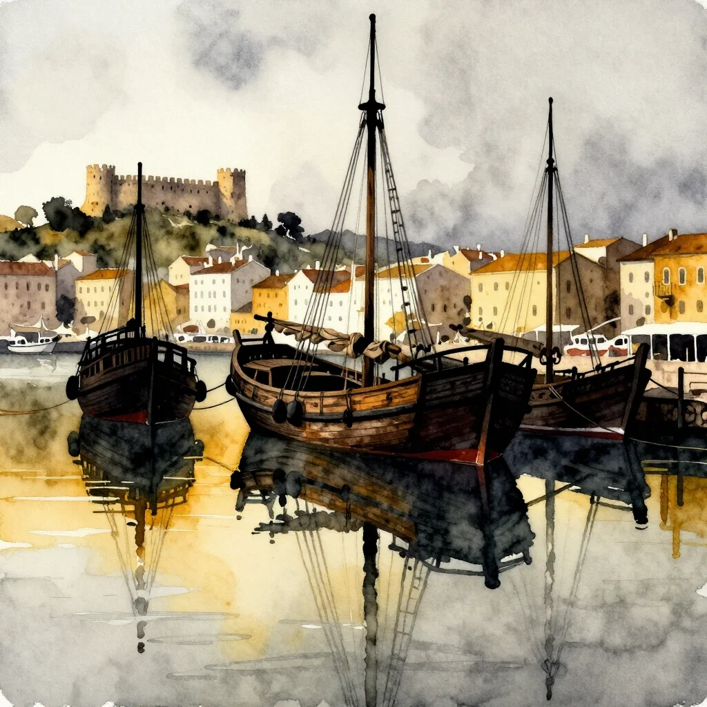Harbor scene