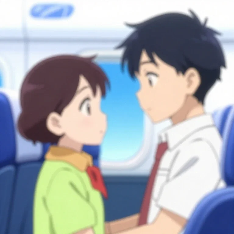 anime who controls airplane