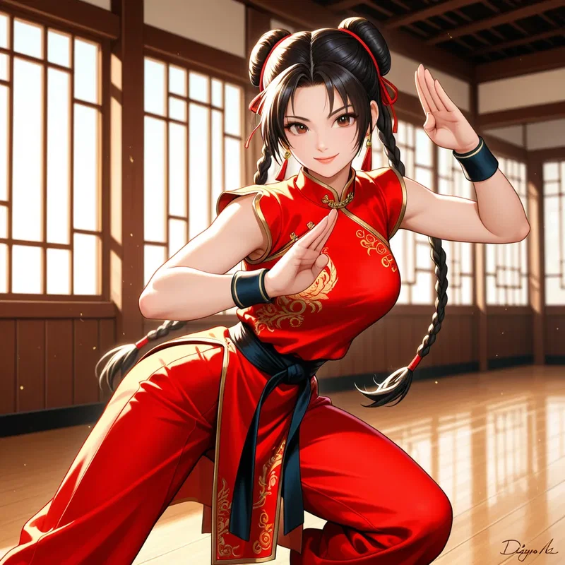 格闘ゲーム少女・パイ・チェン