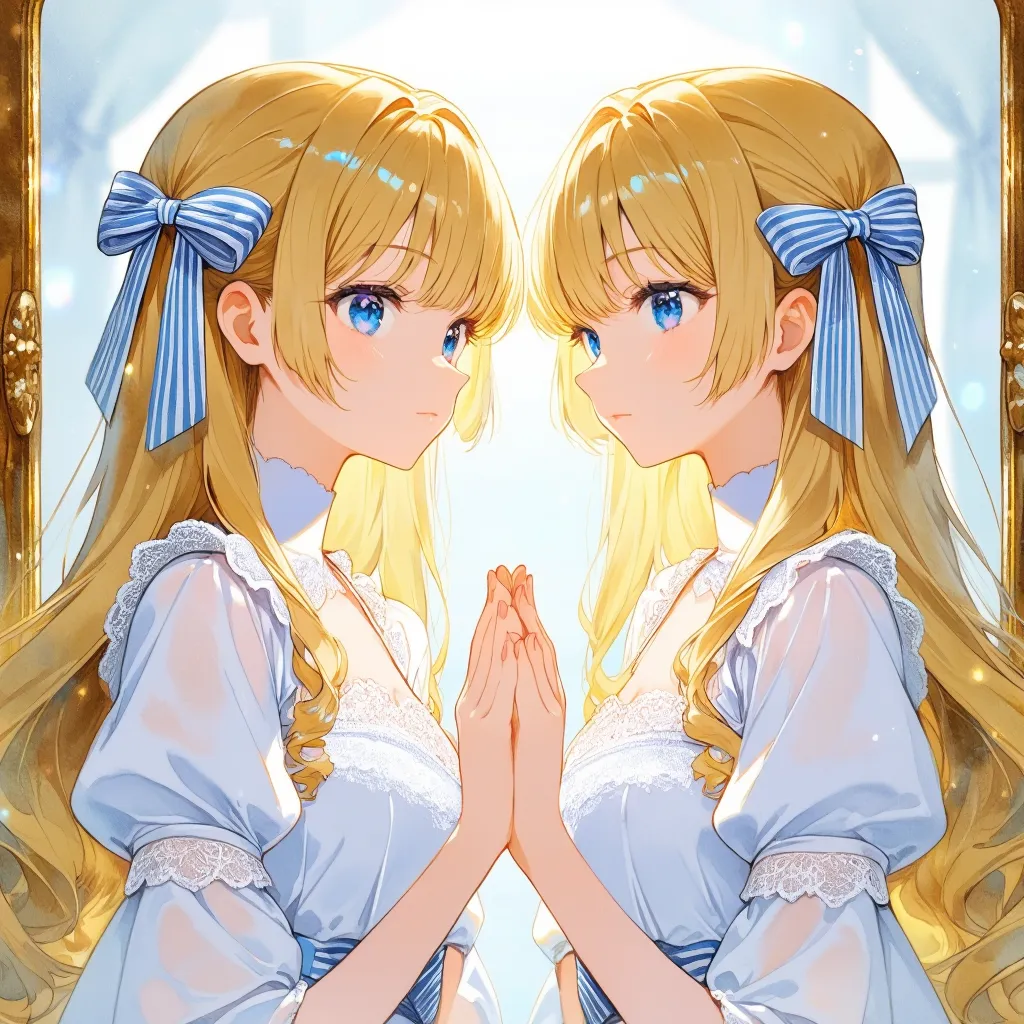 鏡?双子?