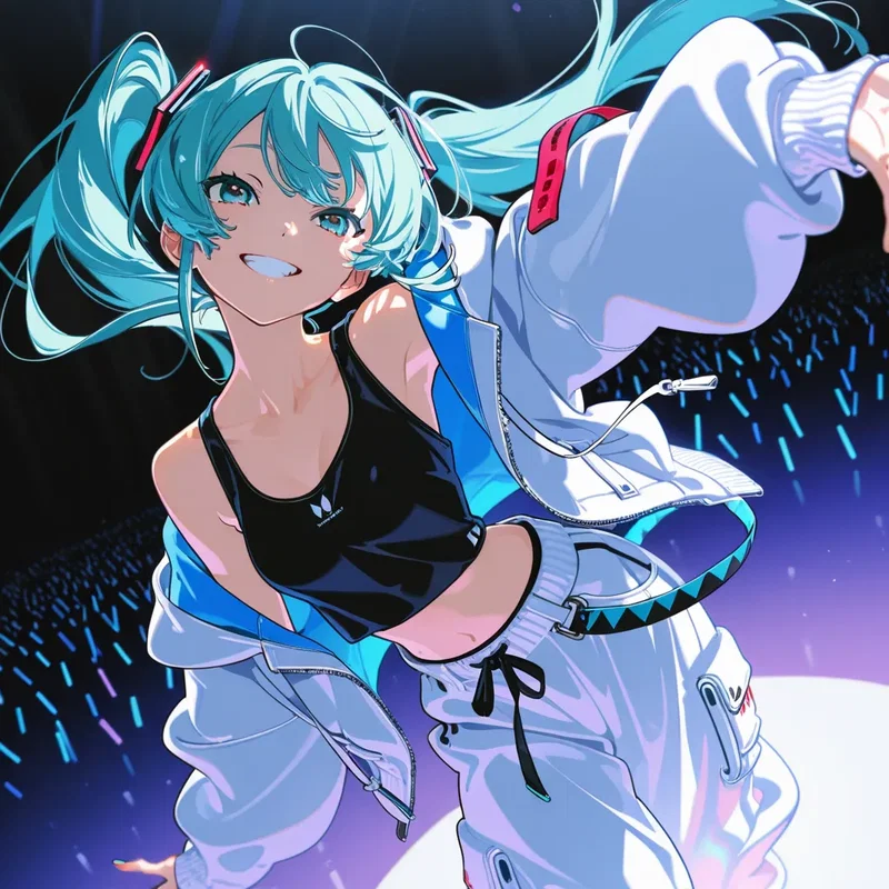 ステージ上で踊る初音ミク３