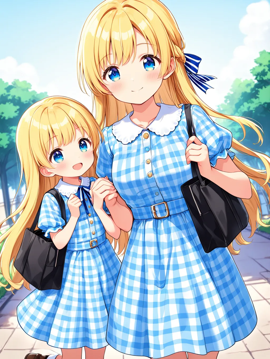 新学期は一緒に通学