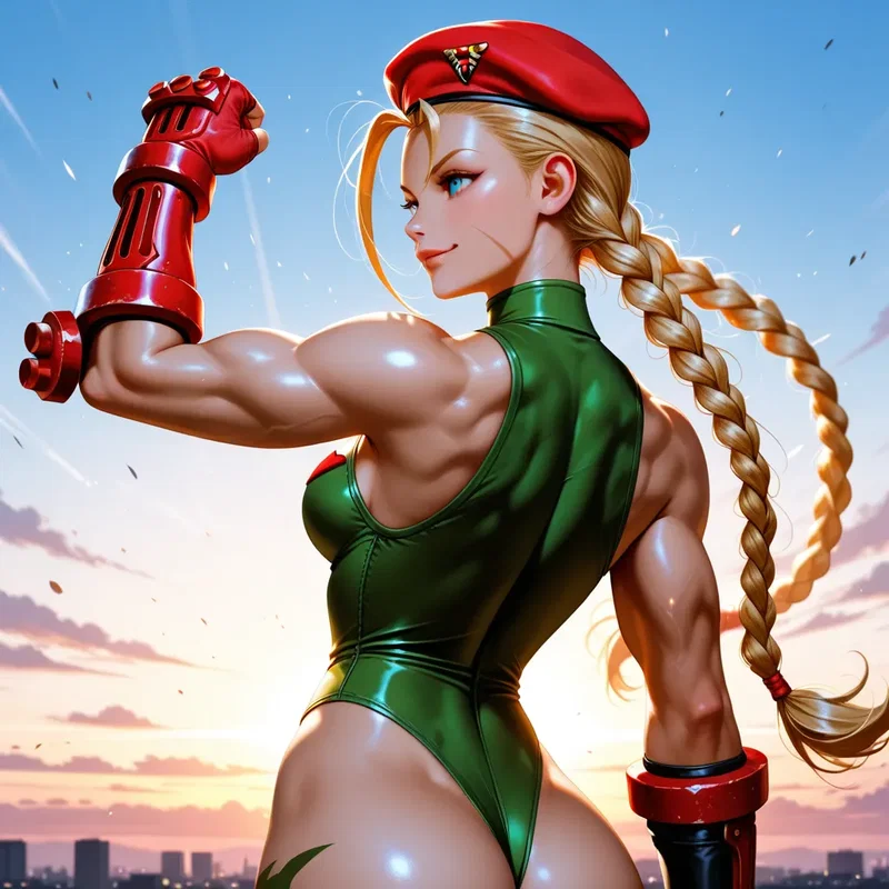 格闘ゲーム少女・キャミィ・ホワイト