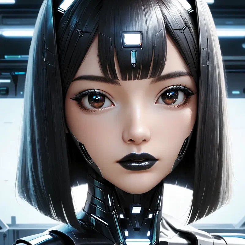 Jeune Androïde Japonaise