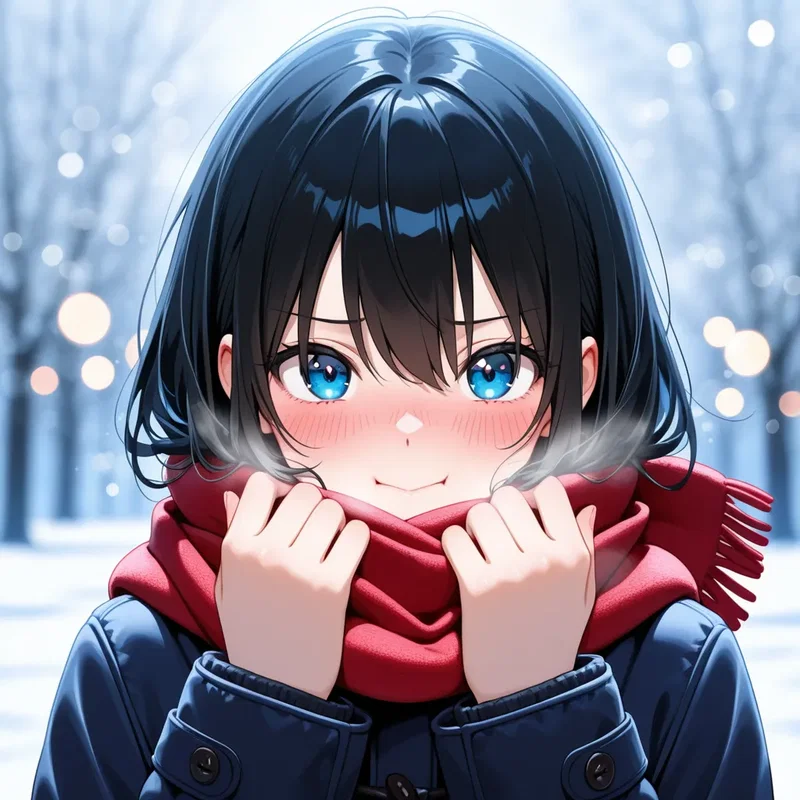 マフラー女子告白2秒前