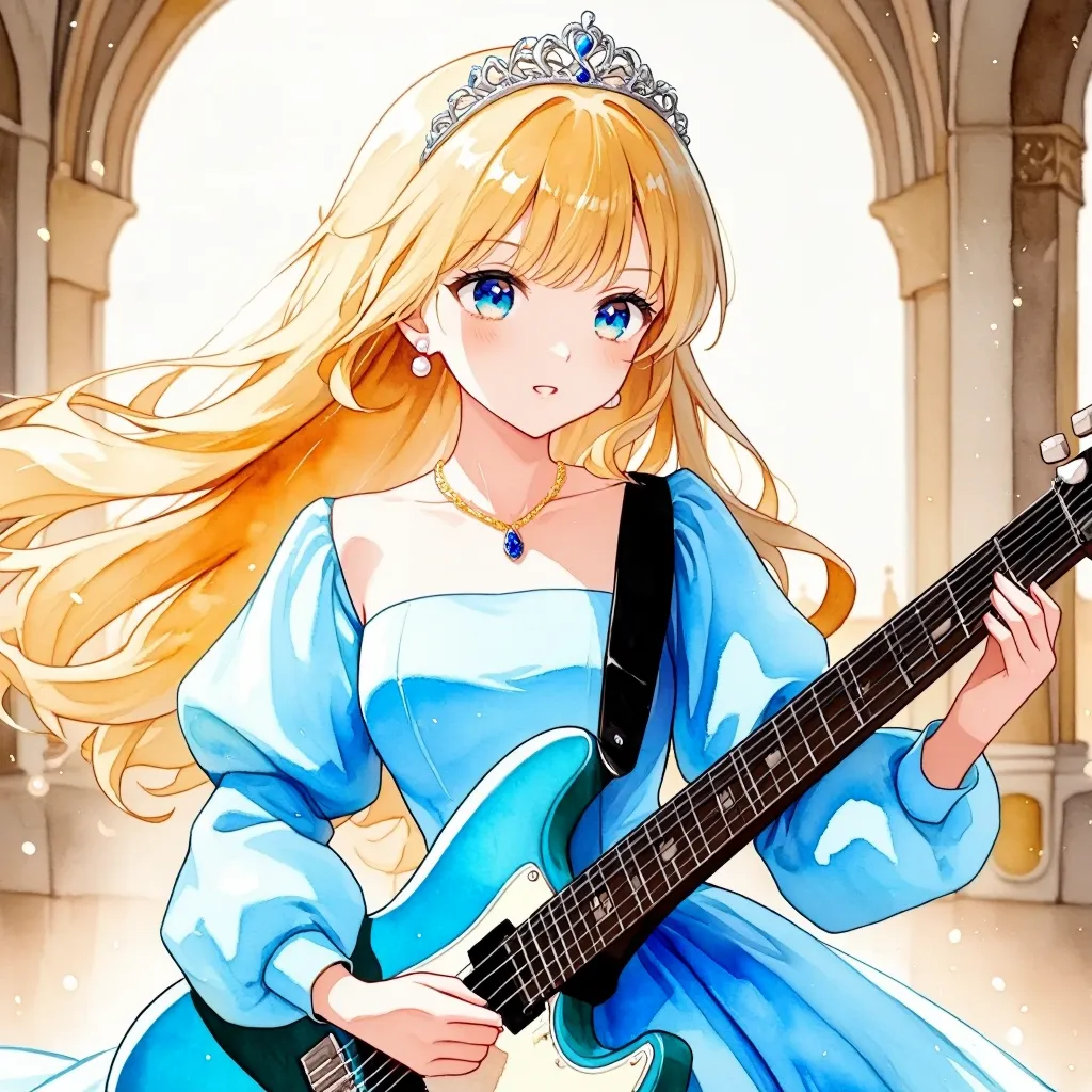 エレキギターとお姫様
