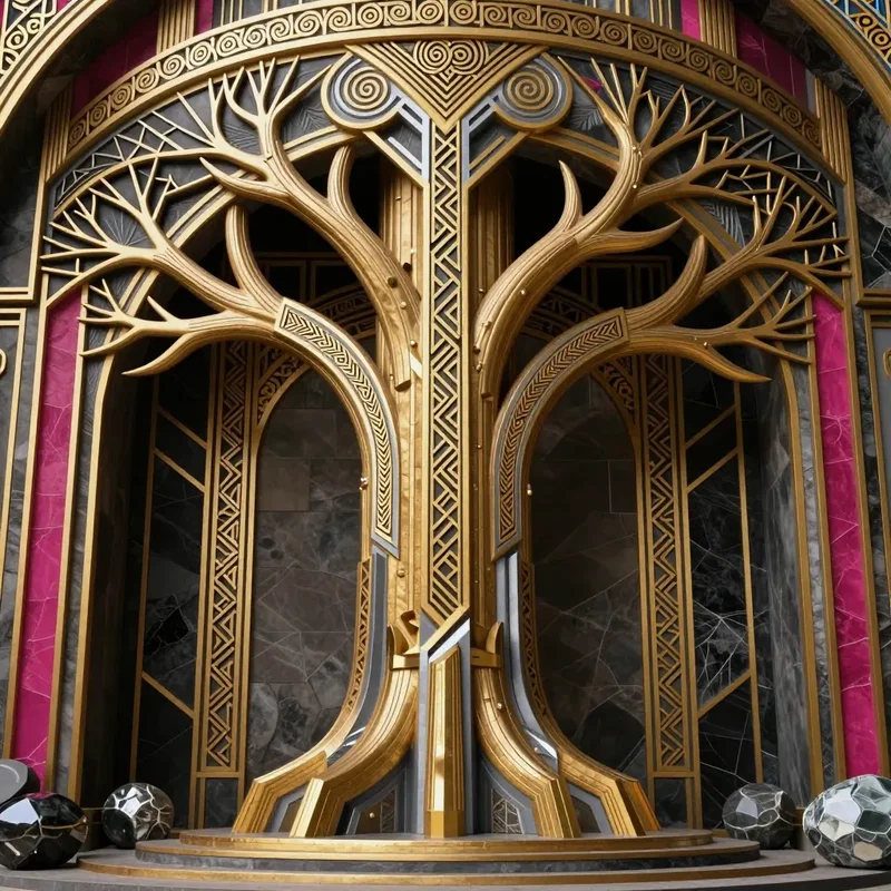 Arbre en Art Déco