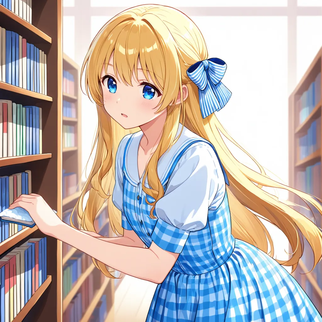 図書室の掃除