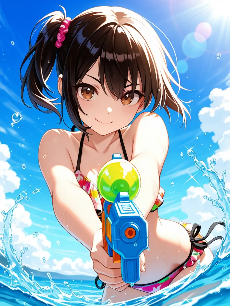 水鉄砲少女