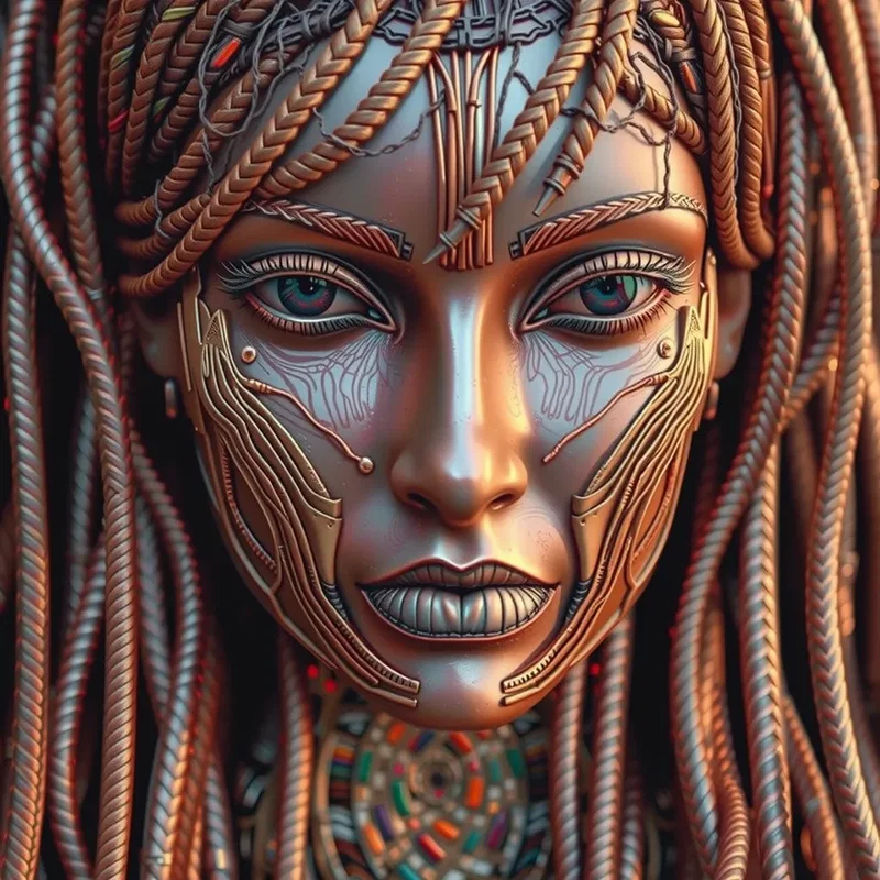 Portrait de Femme Stylisé